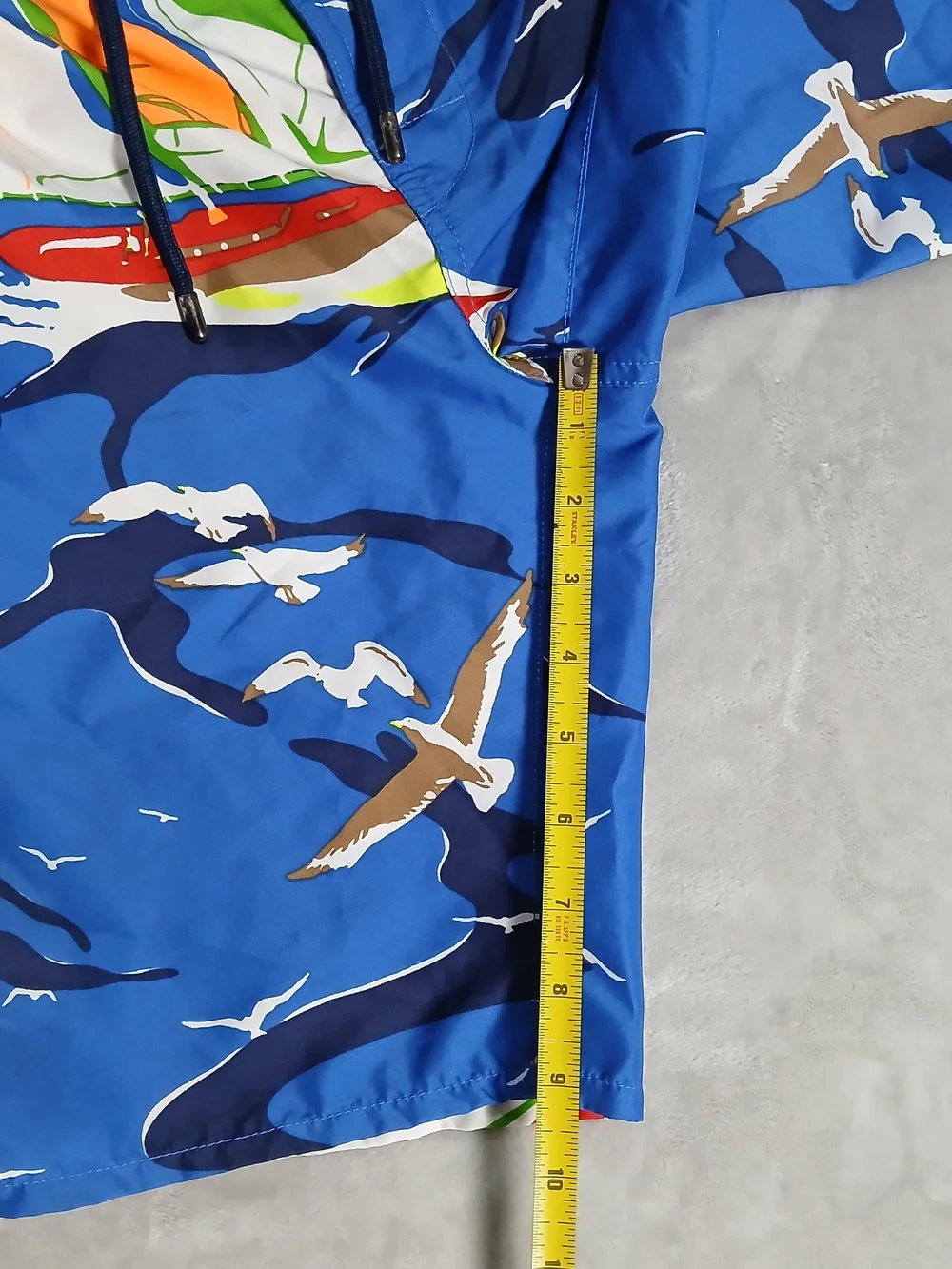 RLX Ralph Lauren Swim Trunks 34 Men's Nautical Board Shorts Bathing Suit Sailing
